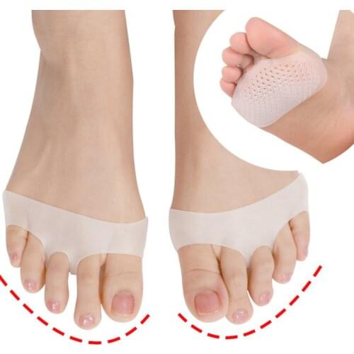 Forefoot Pads Insoles for Women High Heel Shoes Foot Blister Care Toes Insert Pad Silicone Gel Insole Pain Relief Dropshipping