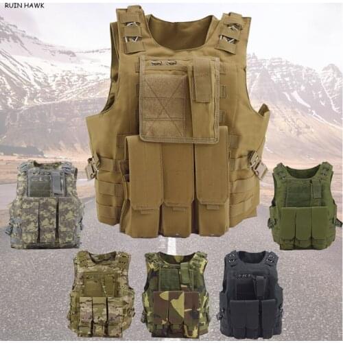 Outdoor Hunting Shooting Tactical Vests Military Tactical Amphibious Camouflage Module Army Combat Protection Vest