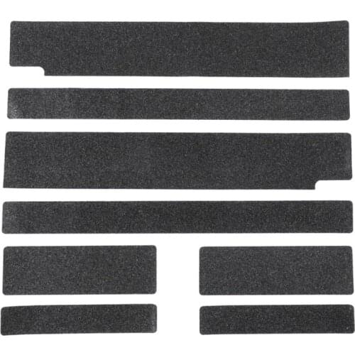 For Jeep Wrangler JL JT Gladiator 2018+ 4 Doors and 2 Doors Car Door Sill Plate Protection Stickers 8pcs/set