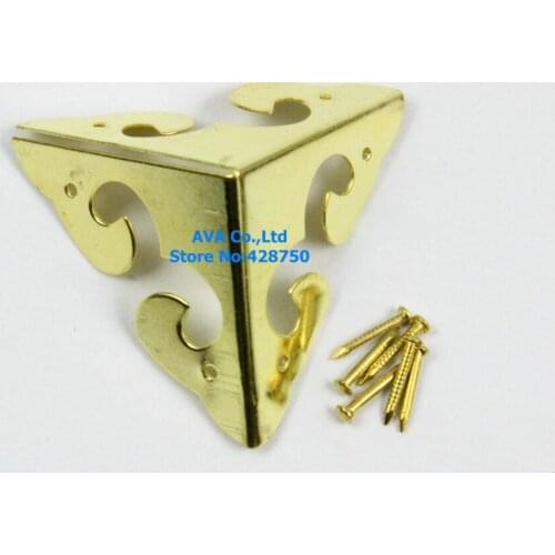 40 Pieces 31mm Gold Jewelry Box Corner Gift Box Corner Protector