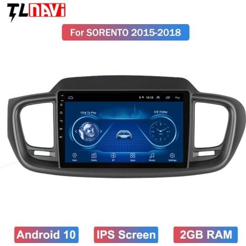 10.1 inch IPS 2.5D Android 10 Car Radio GPS Head Unit For KIA SORENTO 2015 2016 (LHD) Wifi Bluetooth Multimedia Player