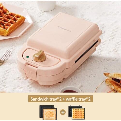 600W Electric Waffle Maker Timing Sandwich Maker Toaster Baking Sandwichera Waflera Breakfast Machine Multi+cooker 220V