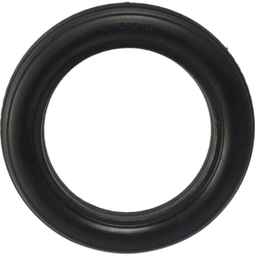 Hot-12Inch 12 1 / 2X2 1 / 4 Bicycle Solid Tires Bicycle Bike Tires 12 1 / 2X2 1 / 4 Black Rubber Non-Slip Tires Cycling Tyre