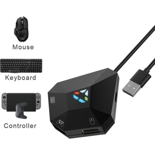 Mouse and Keyboard Converter USB connection Compatible with Switch Platform / PS4 / PS3 / XBOX One / XBOX 360 Console Series