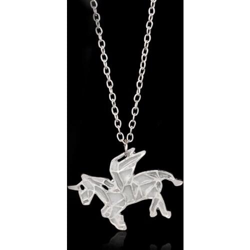 MQCHUN Glowing In The Dark Running Horse Pendant Necklace Hollow Out Luminous Locket Cage Necklace Jewelry-30