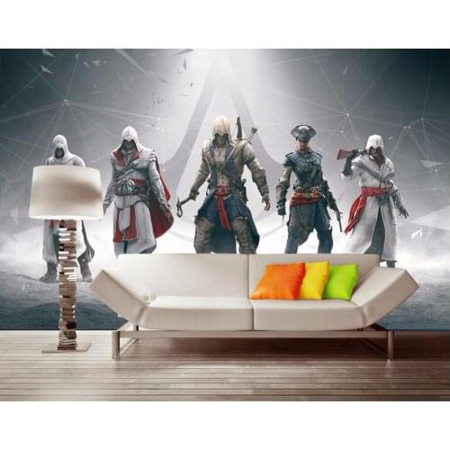 CJSIR Custom Wallpaper Game Background Wall Painting Decorative Painting Living Room Bedroom TV Background Wall 3d Wallpaper