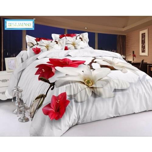 Bed Linens Luxury Dekbedovertrek 2 Persoons King Quilt Cover Set 3d Big Jacquard Rose Bedclothes Duvet Cover Sets Boho Bedding