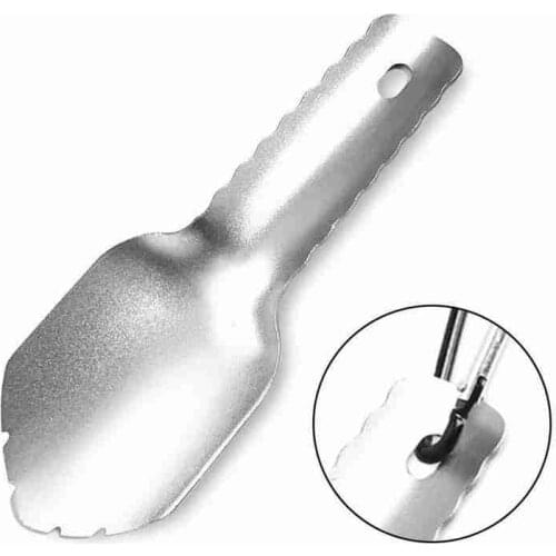 Ultralight Shovel Garden Tools Steel Garden Shovel Outdoor Mini Backpacking Potty Trowel Camping Farming Shovel