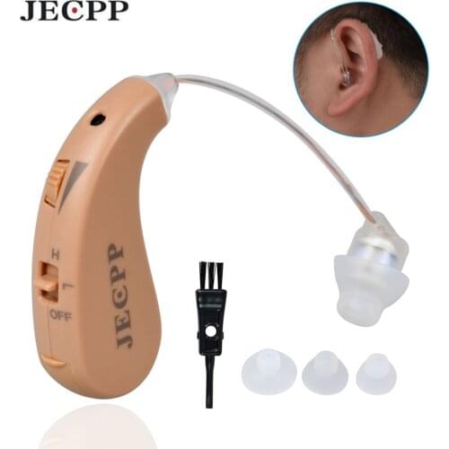 Hearing Aids Small Portable Behind The Ear Sound Amplifier Digital Adjustable Hearing Aid Ear Care for Elderly