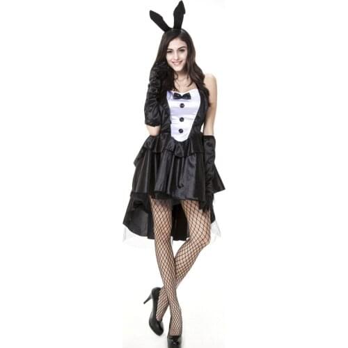 Studio Shooting Costume Bunny Girl Tuxedo Magician Costume Halloween Costume Halloween Costumes for Women