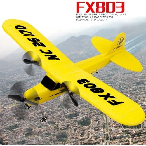 Free shipping FX803 super glider airplane 2CH Remote control airplane toys ready to fly as gifts for children FSWB