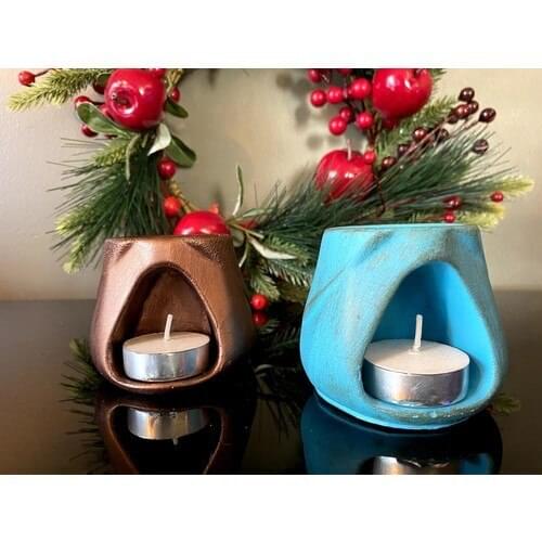 Talya Art Design Talya Art Design than, Set Censer, Turquoise and Ancient Red