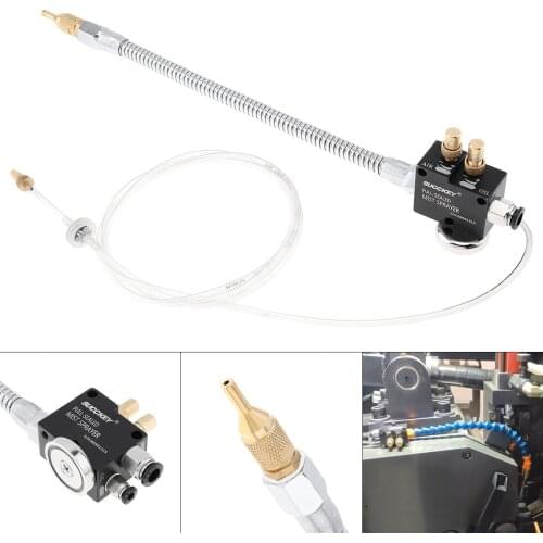 Precision Mist Coolant Lubrication Spray System with Adsorbable Magnetic Base and Stainless Steel Flexible Pipe