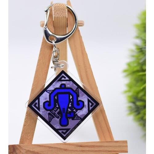WL0904 Chibi Keychain Acrylic Cartoon Keyring Accessories