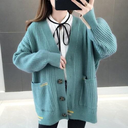 Women Sweater 2020 Autumn/winter Fashion Women Cardigans Long Sleeve Button Sweater Women Casual Cardigan for Women