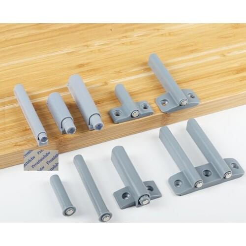 10Pcs Push To Open Touch Latch Catch Drawer Damper Buffer For Furniture Cupboard Cabinet Door Drawer Magnetic / Rubber Tip