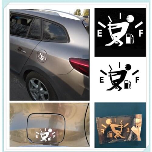10CM * 14CM car styling fuel tank cap logo sticker decal funny for Volkswagen vw Phaeton 4.2 EOS 3.2 V6