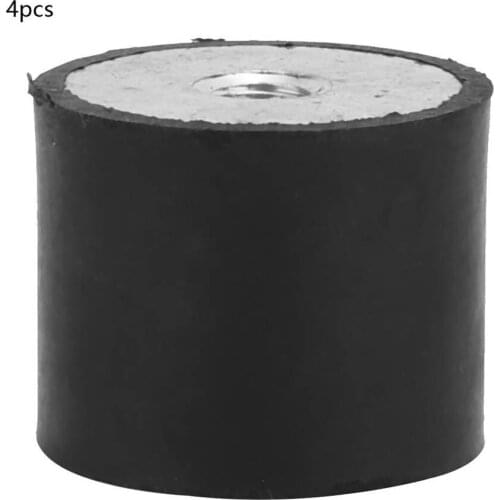 4pcs Female Thread Rubber Mount Anti Vibration Bobbin Isolator Damper Rubber Isolator