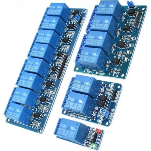 5v 1 2 4 8 16 Channel Relay Module With Optocoupler. Relay Output 1 2 4 8 16 Way Relay Module For Arduino 1 2 4 8 16 Channel
