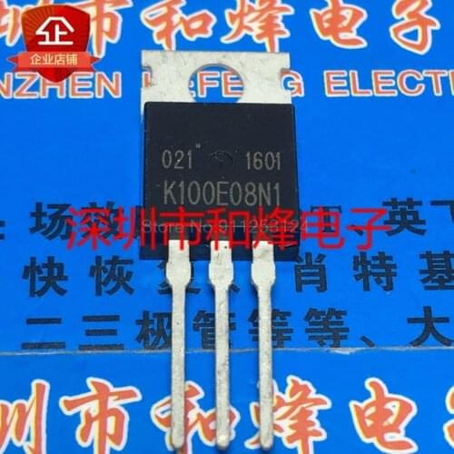 6pcs/lot TK100E08N1 K100E08N1 TO-220 80V 100A In Stock
