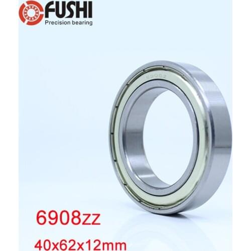 6908ZZ Bearing ABEC-1 ( 5 PCS) 40x62x12 mm Thin Section 6908 ZZ Ball Bearings 6908Z 61908 Z