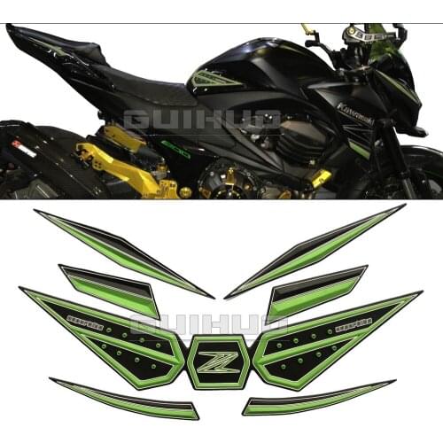 7 colors Motorcycle Gas Fuel Tank Traction Pad anti Side Slip Protector For kawasak Z800 250 300 Ninjia650 250