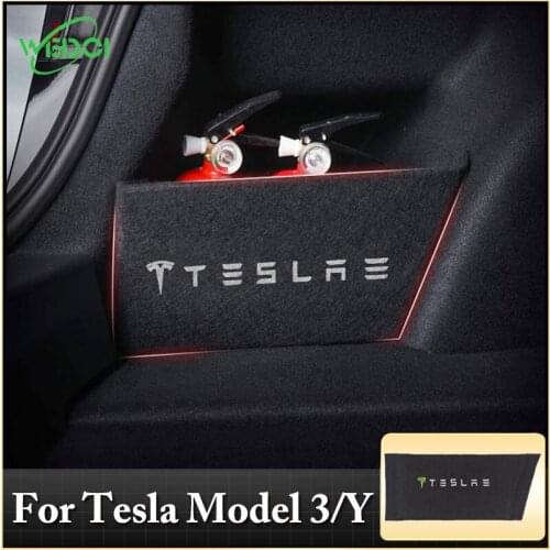 WEDOI Car Side Baffle For Tesla Model 3/Y Trunk Side Divider Board Adhesive Clapboard Baffle Divider Accessories