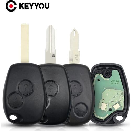 KEYYOU 2/3BTN Remote Car Key For Renault Duster Modus Clio 3 Twingo DACIA Logan Sandero Kangoo 433MHz PCF7946 PCF7947 Chip