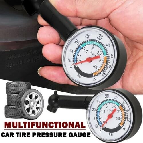 2021 Car Tyre Tire Pressure Gauge For Car Auto Motorcycle Truck Bike Dial Meter Vehicle Tester Pressure Tyre Measurement Tool