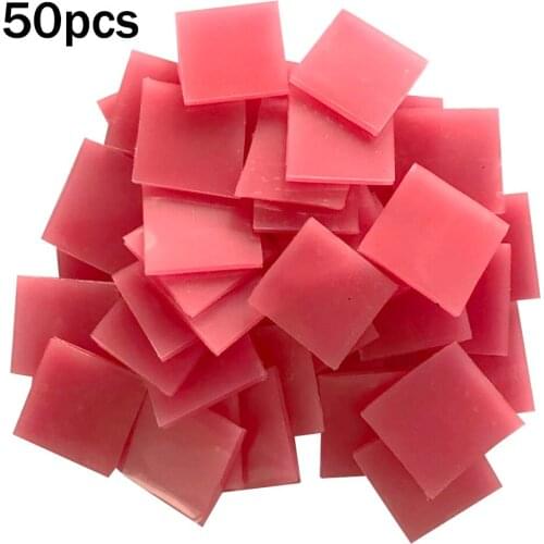 50 pcs Glue Clay tool Diamond Painting accessories 2*2cm nouveaute Point sticking Round square drill pen Storage box Label paper