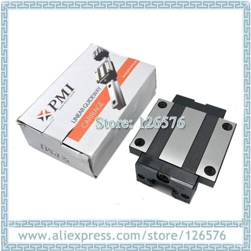 Original PMI Linear guide bearing MSB15E-N MSB15ESSFCN flange Slider block, Rail Carriage