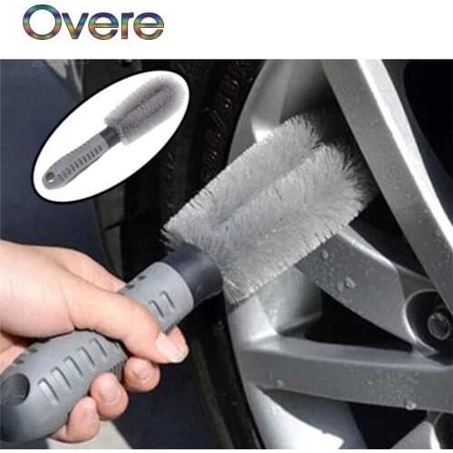 Overe 1PC Auto Car Cleaning Hub Brushes For Fiat Punto 500 Volkswagen VW Polo Passat B7 B8 Golf 5 6 7 Touran T5 Bora Tiguan