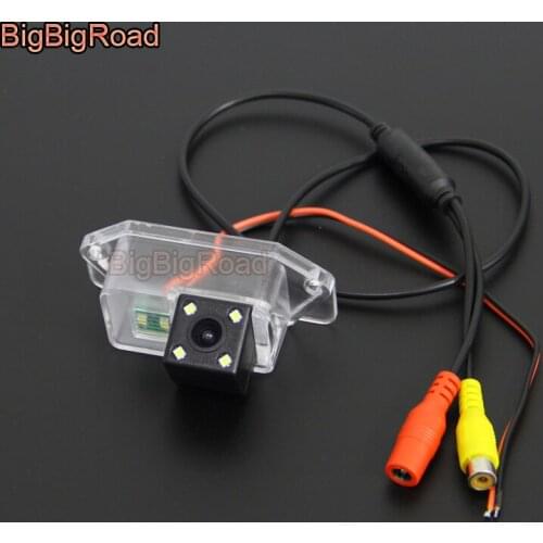 BigBigRoad Car Rear View Backup Parking Camera For Mitsubishi Galant Lancer IO GT ex 2007 2008 2009 2010 2011 2012 2013 -2015