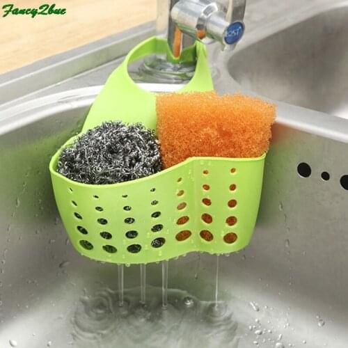 Sink Shelf Soap Sponge Drain Rack Bathroom Holder Kitchen Storage Suction Cup Kitchen Organizer Kitchen Accessories