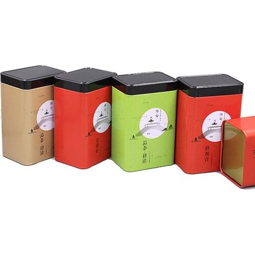 Airtight Tin Round Shape Can Packaging Metal Tin Boxes