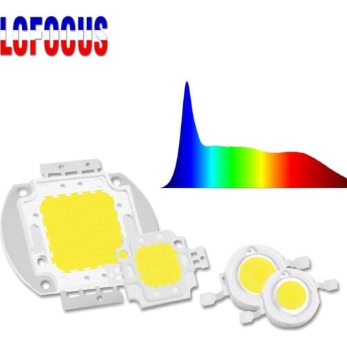 1W 3W 5W 10W 20W 30W 50W 100W LED COB Chip Full Spectrum 400-840nm White DIY Lamp For 1 3 5 10 20 30 50 100 W Watt Light Beads