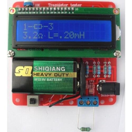 M8 transistor tester upgrade M328 version of multi-purpose measuring instrument measured inductor PWM multi-function board