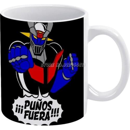 Z Pu ? Os Fuera Coffee Mugs Pattern Coffee Mug 330ml Milk Water Cup Creative Fathers Day Gifts Manga Anime Pu ? Os Robot Vintage