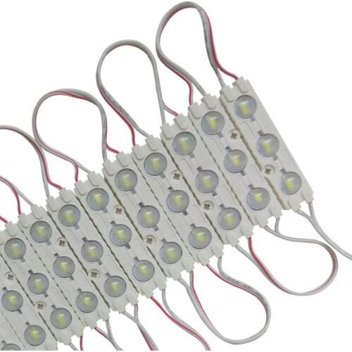 1000pcs LED Module 5730 3 leds injection lens DC12V 1.5W Waterproof advertising light for Windowfront Sign Channel Letter