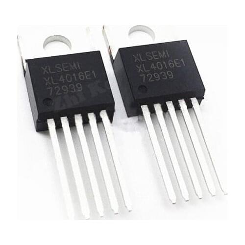 2pcs/lot XL4016E1 XL4016 TO220-5 40V 8A chip step-down IC DC-DC New Original