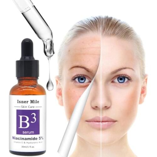 30ml Niacinamide Face Facial Serum Vitamin B3 Firming Repair Skin Anti-Wrinkle Anti-Aging Collagen Serum Skin Care Dropshipping