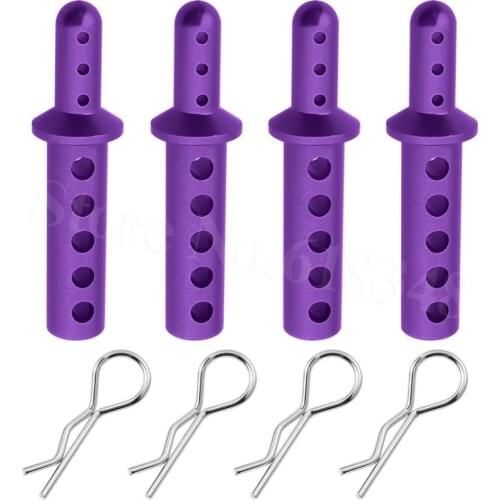 4pcs Aluminum Body Post 108037 108837 188037 188837 08047 Upgrade Parts For HSP 1/10 RC Off Road Monster Truck Redcat Racing