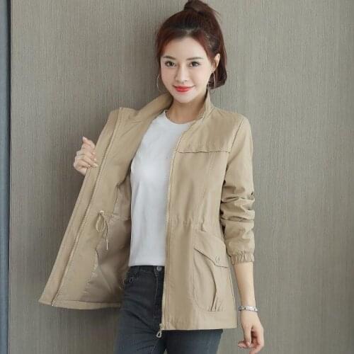 AUSO Women's Short Trench Coats