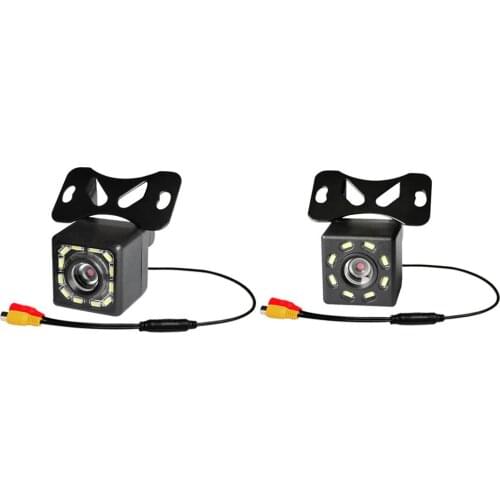 Automotive Rear View Camera General High Definition Pixel With 4 LED Lights Waterproof 170 Degree Wide Angle