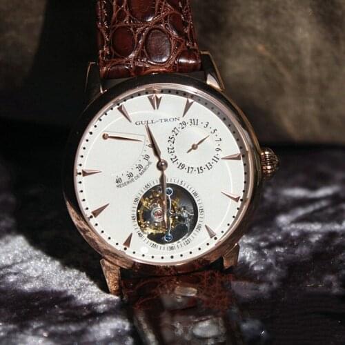 Tourbillon Watch Luxury Brand Pilot 1963 Watches Mechanical Sapphire Mirror Unique Personality Tough Guy Business Men Wristwatch