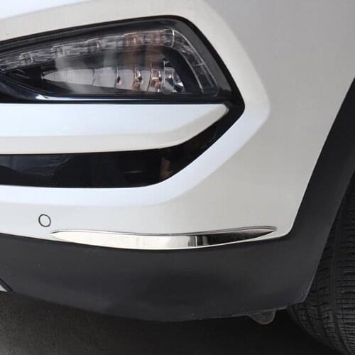 For Hyundai Tucson 2015 2016 2017 2018 Front Rear Bumper Corner Cover Trim Garnish Protector Car Accessories