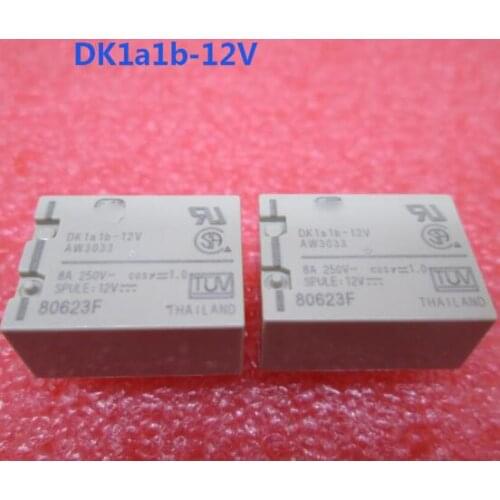HOT NEW relay DK1a1b-12V DK1a1b12V 12v 12VDC DC12V 8A 250VAC 6PIN