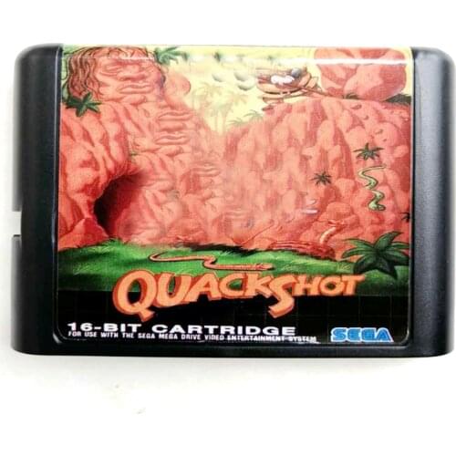 Quack Shot 16 bit MD Memory Card for Sega Mega Drive 2 for SEGA Genesis Megadrive