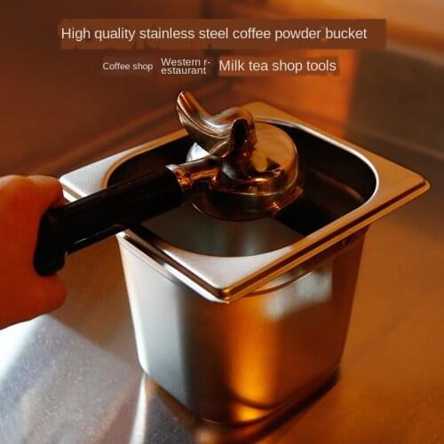 Stainless Steel Coffee Powder Bucket