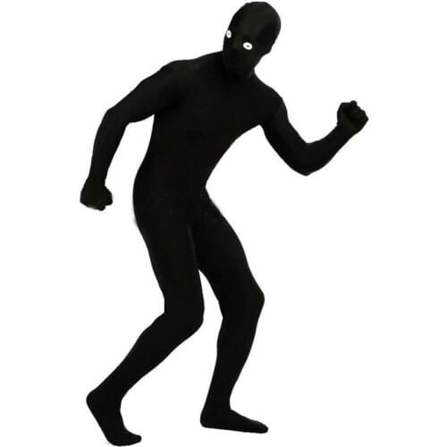 Zentai Suit Women Men Hood Zentai Bodysuit Jumpsuits One Piece Plugsuit Sexy Halloween Costume Fullbody Catsuit Cosplay Tights
